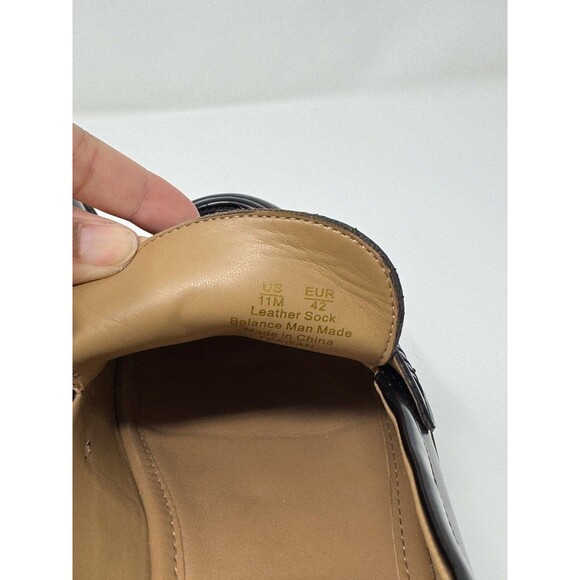 Sam Edelman Womens Shoes Black Leather Christy Loafer Buckle Slip On US 11 M - Picture 3 of 10